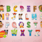 Printable Toy Story Alphabet / Instant Download/ Printable Design In Toy Story Letters
