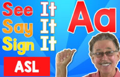 See It, Say It, Sign It | The Letter A | Asl | Jack Hartmann with See It Say It Sign It