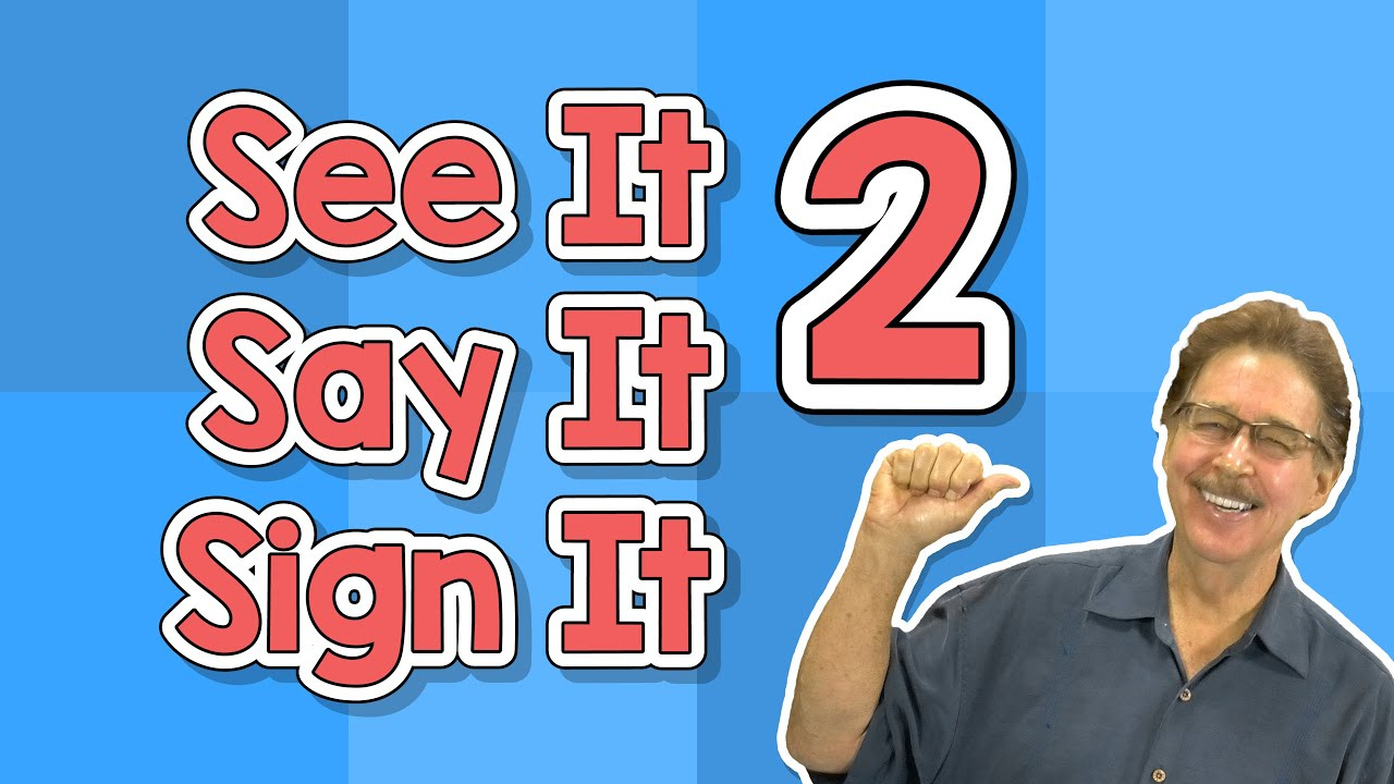 See It Say It Sign It Volume 2 | Jack Hartmann Asl Alphabet throughout See It Say It Sign It
