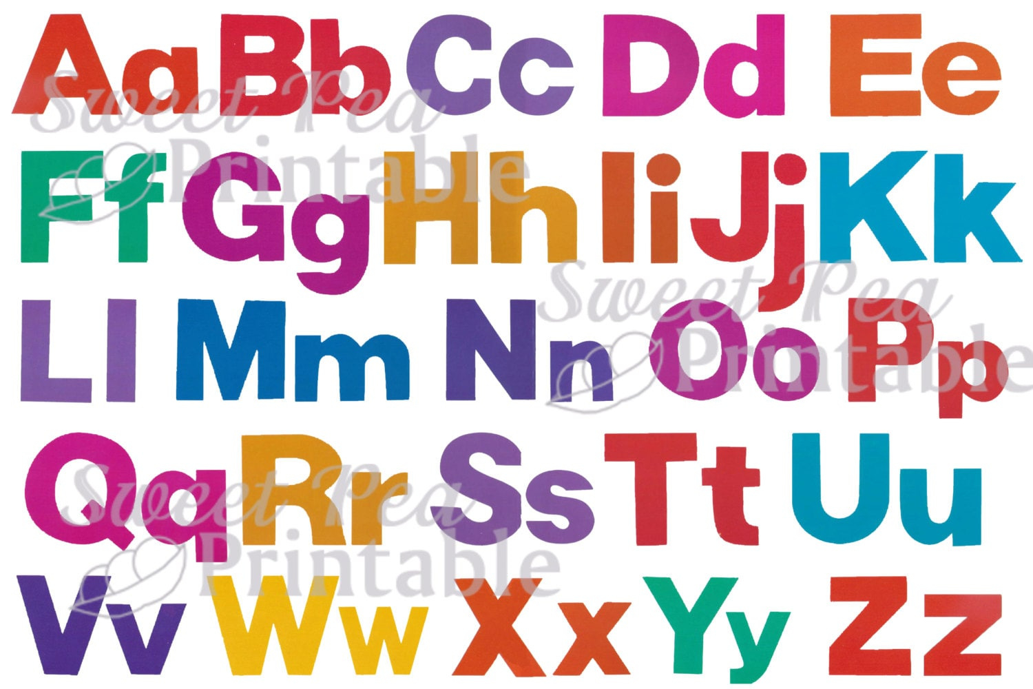 Sofortiger Download - Printable Chicka Chicka Boom Boom throughout Chicka Chicka Boom Boom Letters