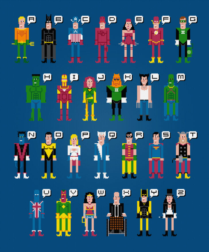 Superhero Alphabet