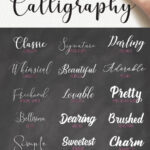 Top 16 Free Calligraphy Fonts (& Hand Lettering) In 2025 Pertaining To Free Calligraphy Fonts