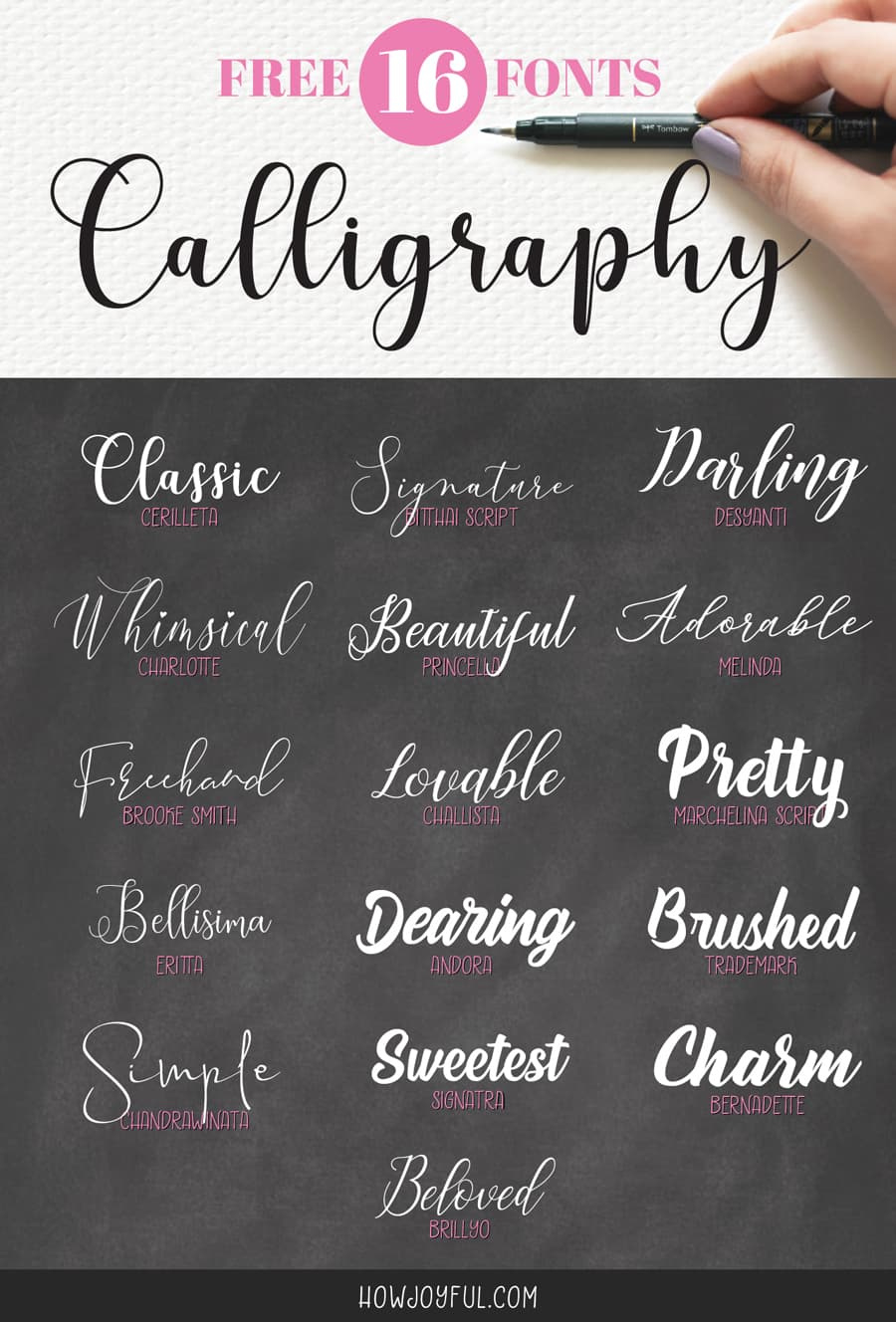 Top 16 Free Calligraphy Fonts (&amp;amp; Hand Lettering) In 2025 pertaining to Free Calligraphy Fonts