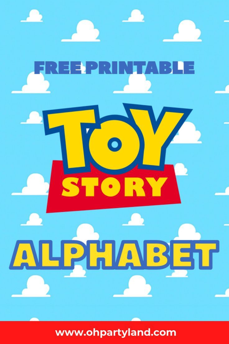 Toy Story Printable Alphabet #Toystory #Letters #Toy #Story for Toy Story Letters