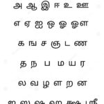Translationtamil Alphabets Vowels Consonantseasy Learn Tamil Stock In Tamil Alphabet Chart Printable