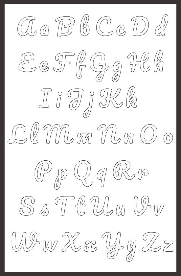 Free Printable Upper and Lower Case Alphabet Letters