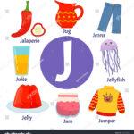Vector Cute Kids Animal Alphabet Letter Stock Vector (Royalty Free Intended For What Is J In Alphabet