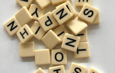 Vintage Plastic Letter Tiles For Assemblage, Mixed Media, Crafts inside Letter Tiles