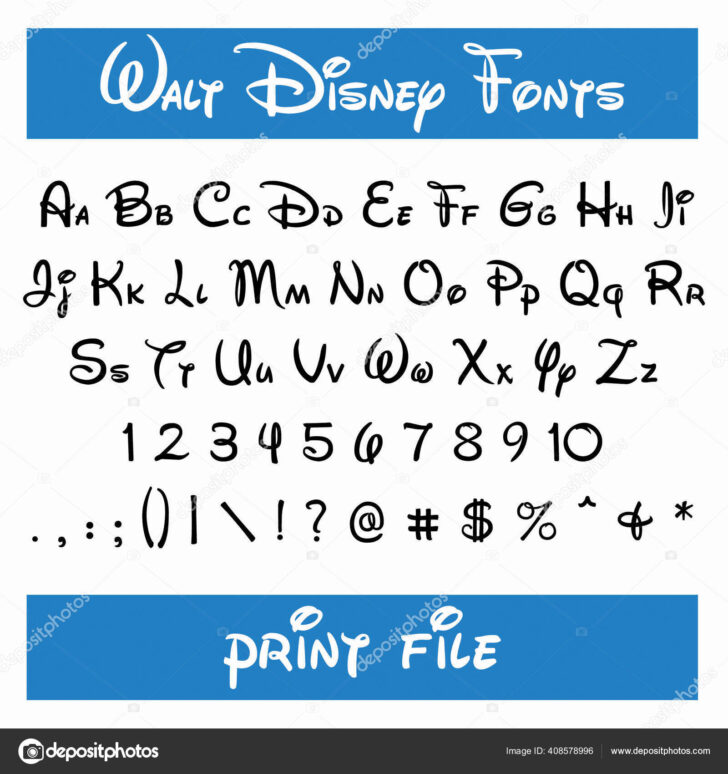 Disney Alphabet
