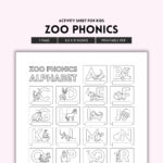 Zoo Phonics, Alphabet Craft, Alphabet Poster, Letter Craft With Zoo Phonics Alphabet